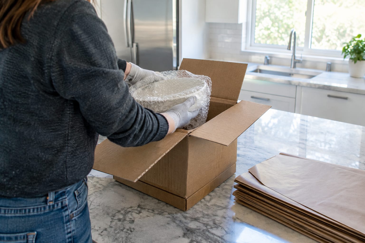 How to Pack a Kitchen for Moving Without Breakage