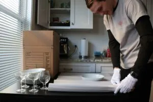 The Use of Packing Paper when Moving House